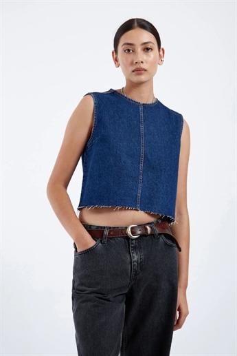 Dr. Denim, Erin Top, Haze Mid Retro